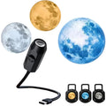 USB Moon & Earth Projection Atmosphere Light with gooseneck