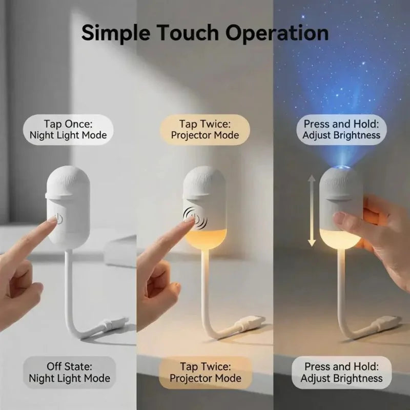 Starry sky projection effect
