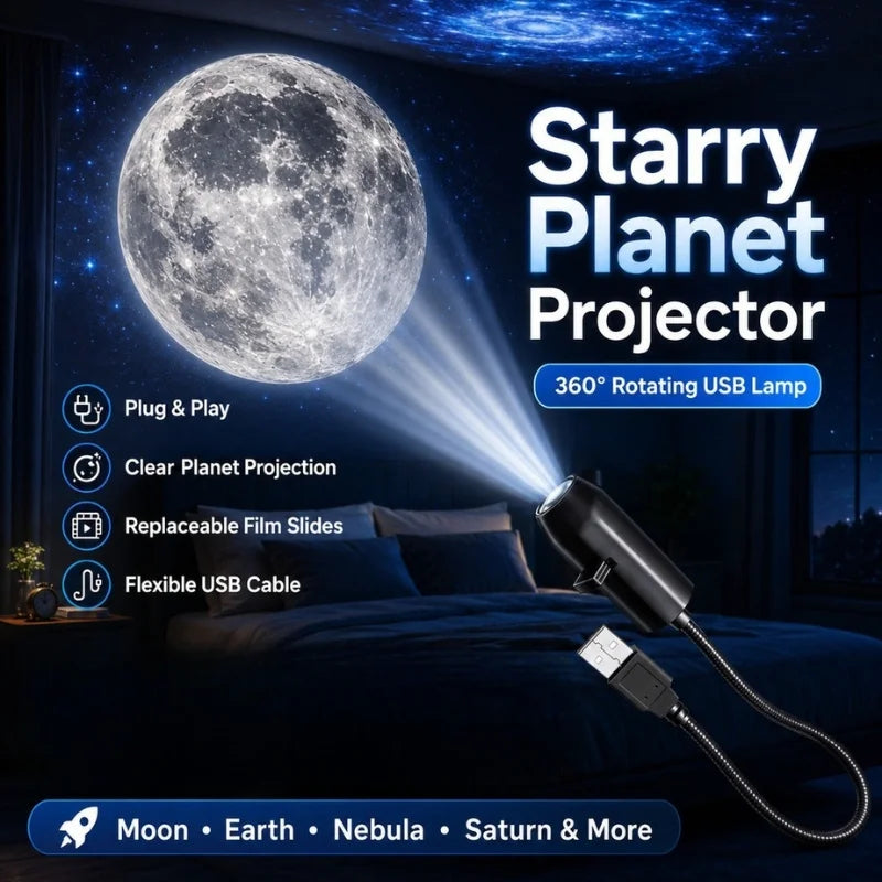 Flexible gooseneck projector