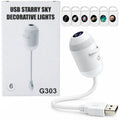 2-in-1 Galaxy Star Projector Night Light with 6 lenses